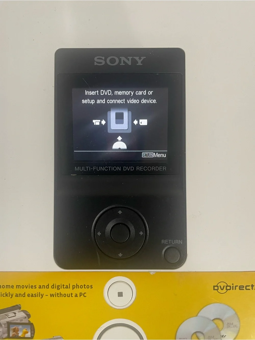 Sony Multi-Function Portable DVD Recorder - White/Black